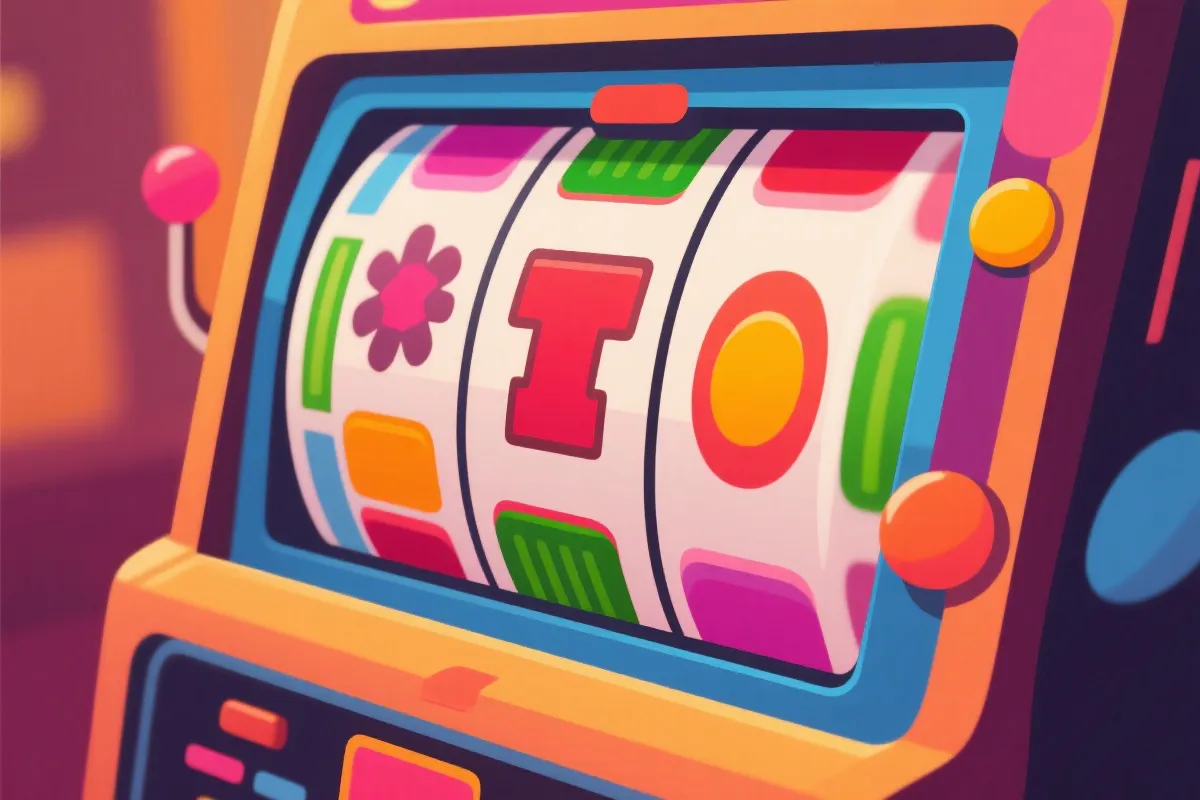 现代老虎机风格娱乐视觉示意图